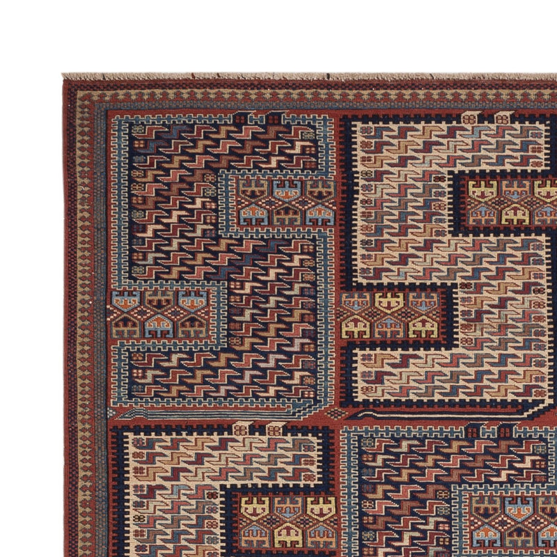 Kilim afegão Tapete 205x166cm