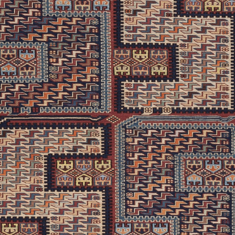 Kilim afegão Tapete 209x166cm