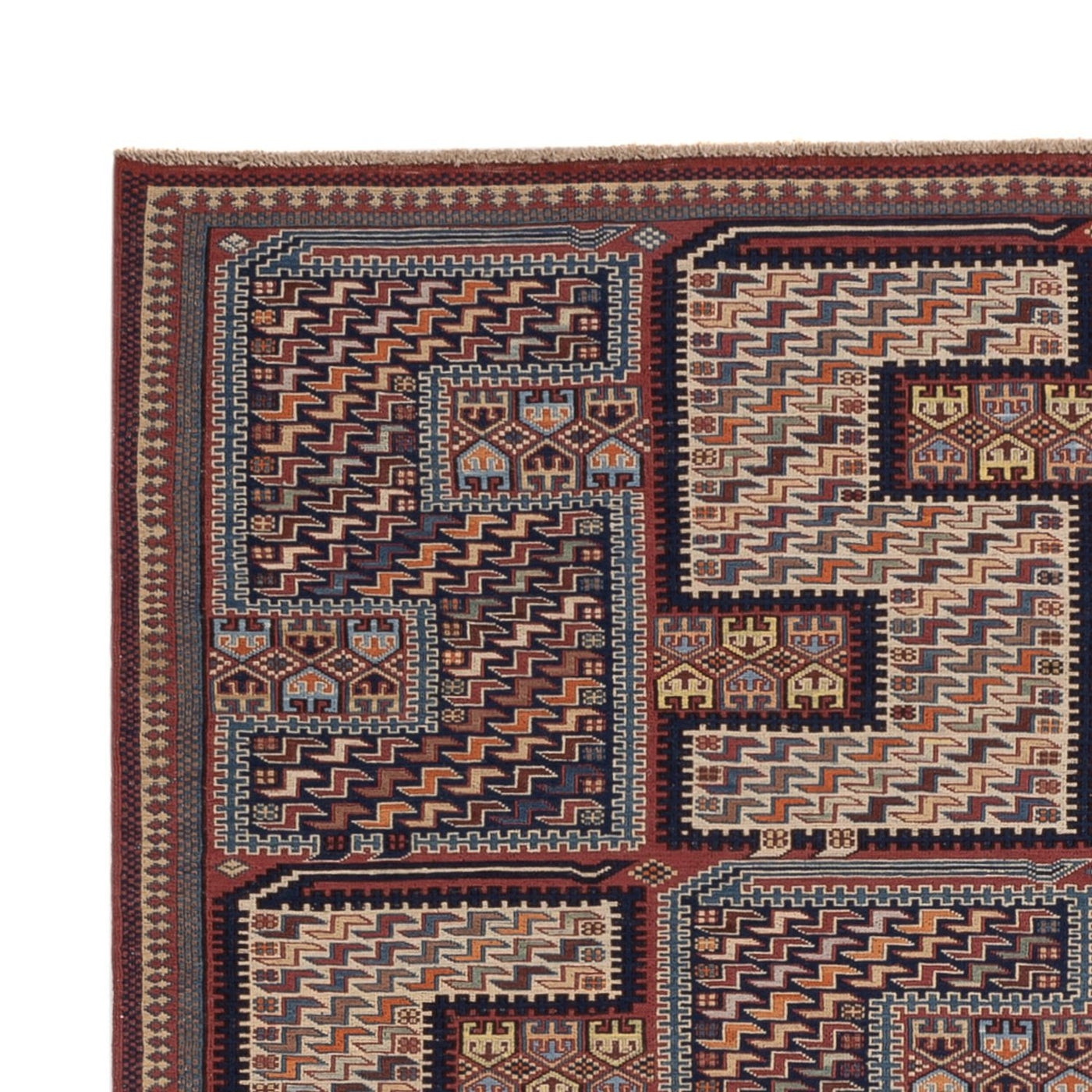 Kilim afegão Tapete 209x166cm