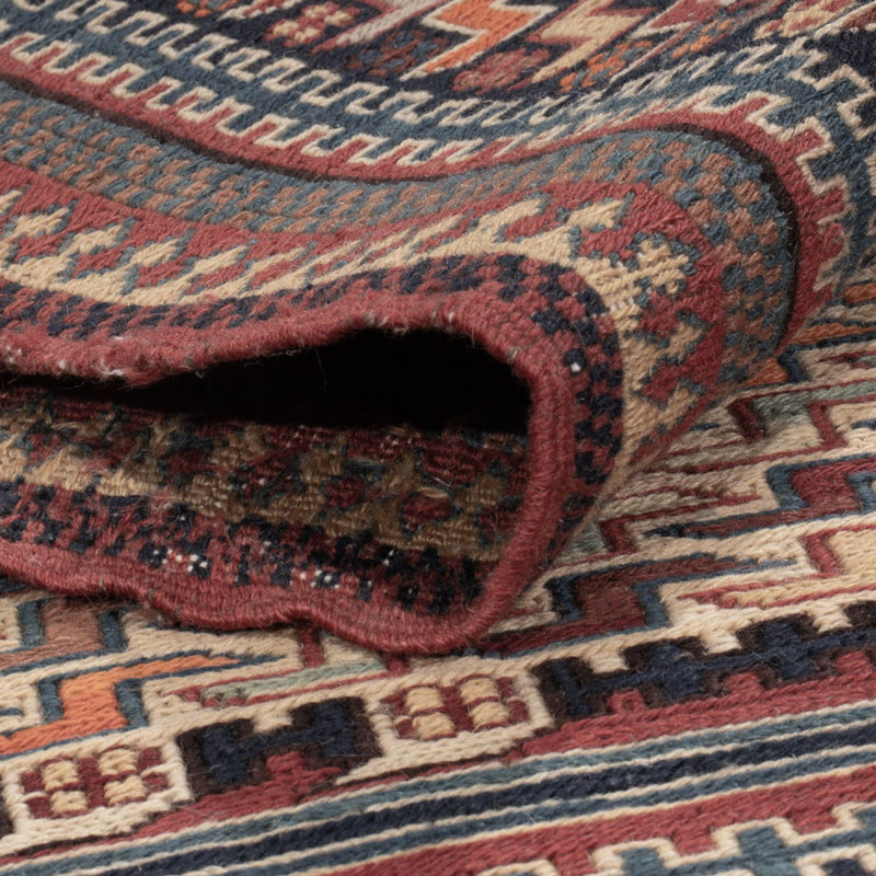 Kilim afegão Tapete 209x166cm