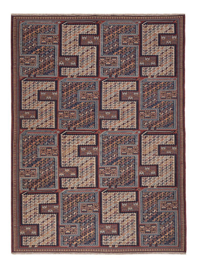 Kilim afegão Tapete 214x155cm