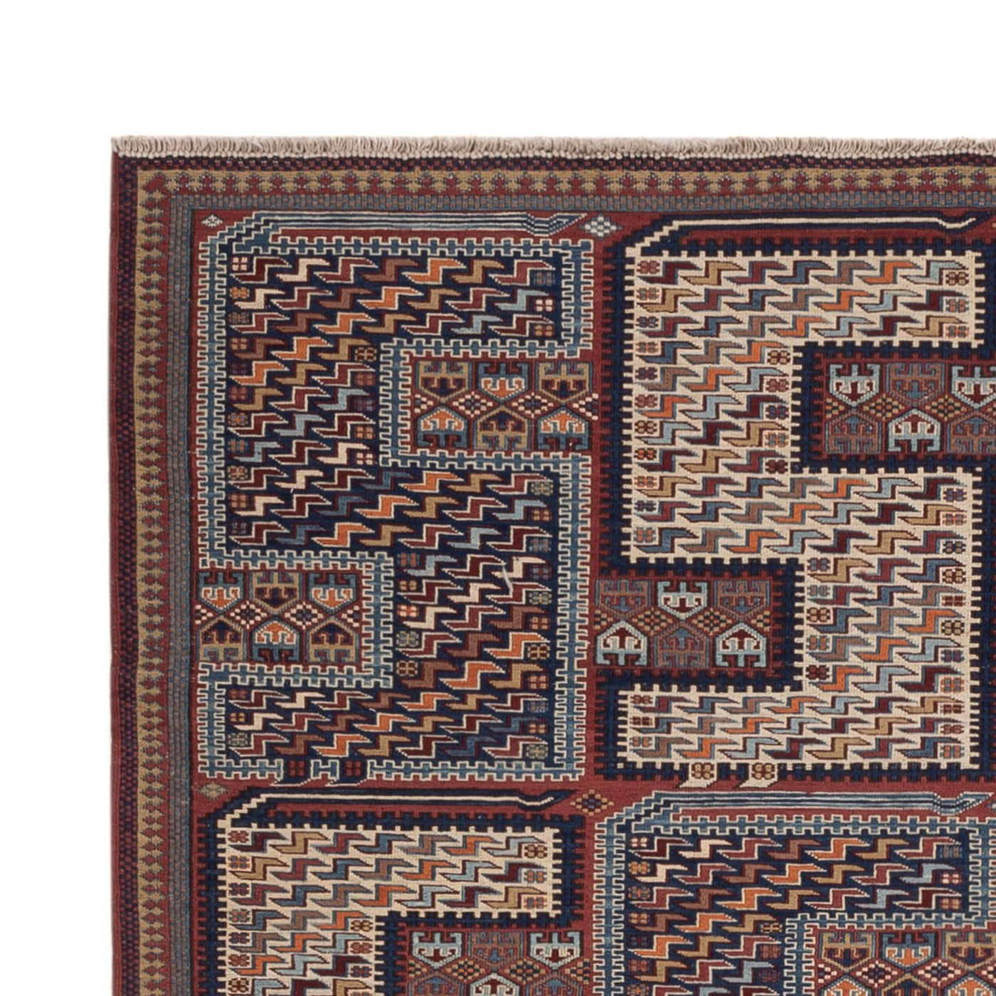 Kilim afegão Tapete 214x155cm