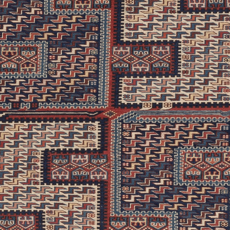 Kilim afegão Tapete 208x165cm