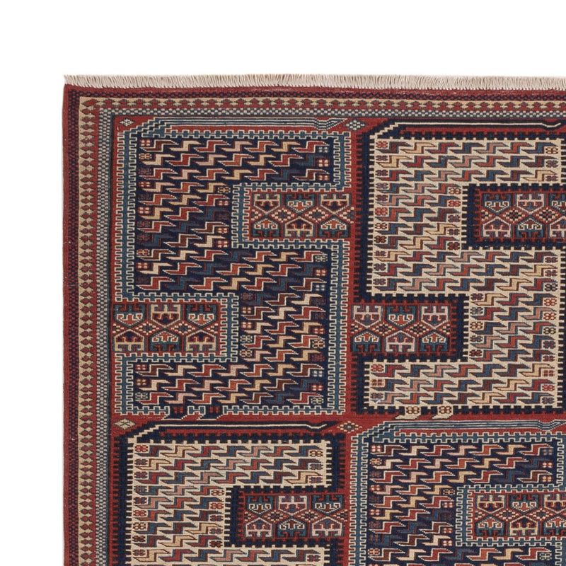 Kilim afegão Tapete 208x165cm