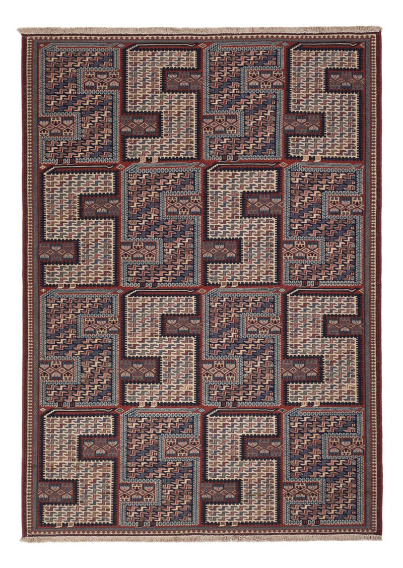 Kilim afegão Tapete 223x156cm