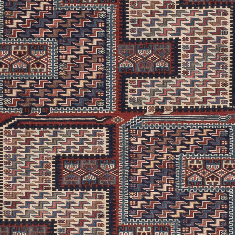 Kilim afegão Tapete 223x156cm