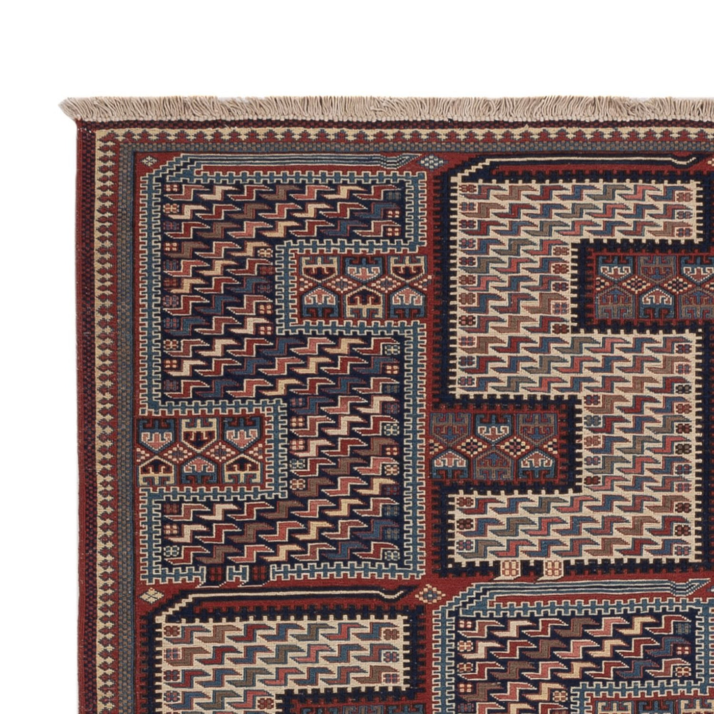 Kilim afegão Tapete 223x156cm