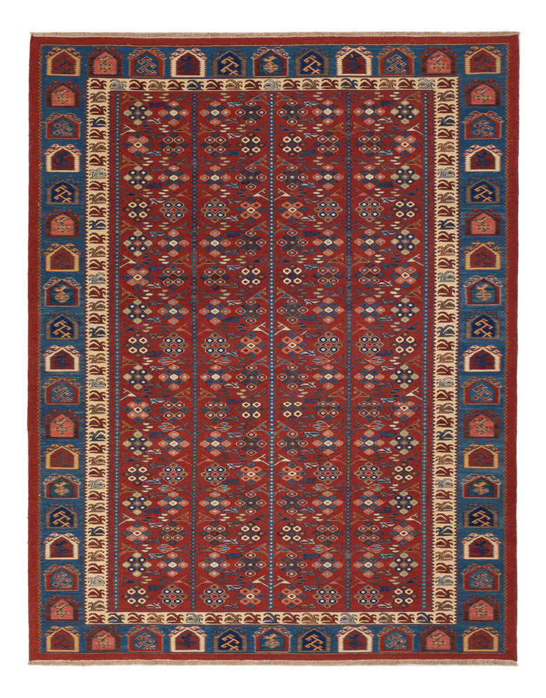 Kilim afegão Tapete 228x175cm