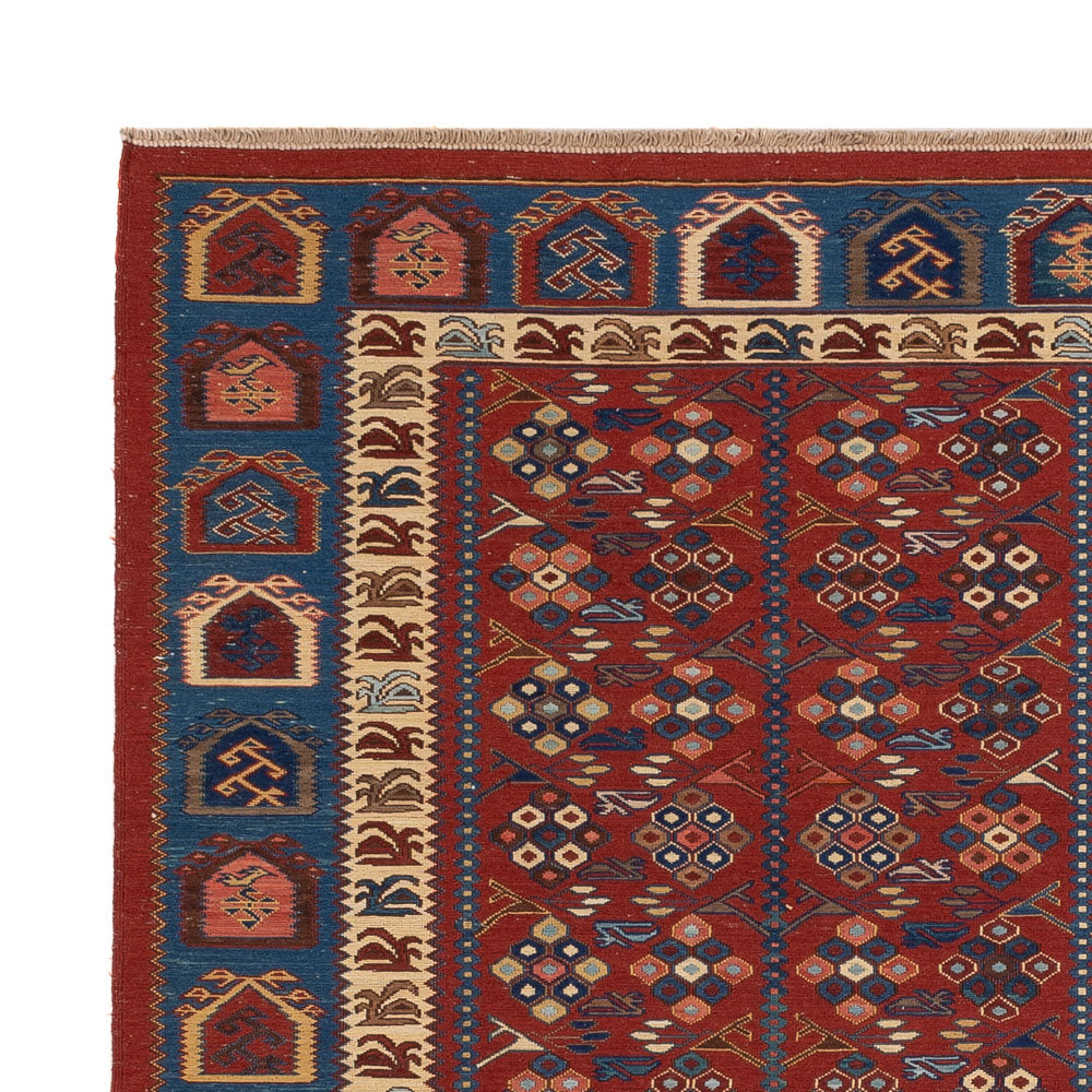 Kilim afegão Tapete 228x175cm