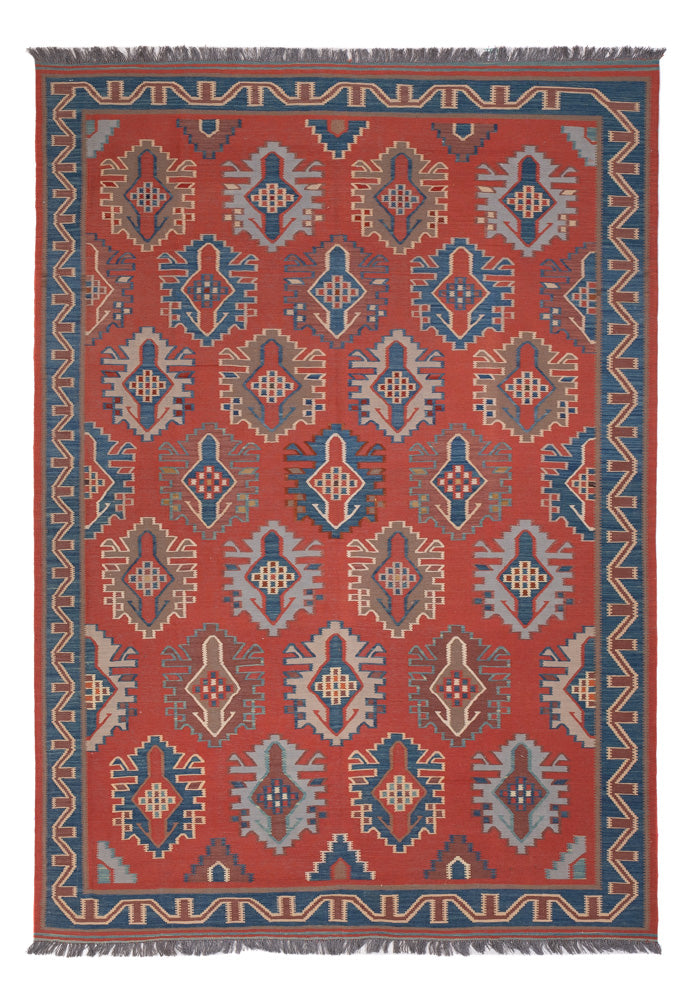 Kilim afegão Tapete 253x177cm