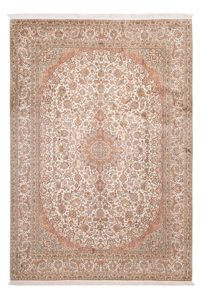 Seda da Caxemira Tapete 219x314cm - Tapete Oriental