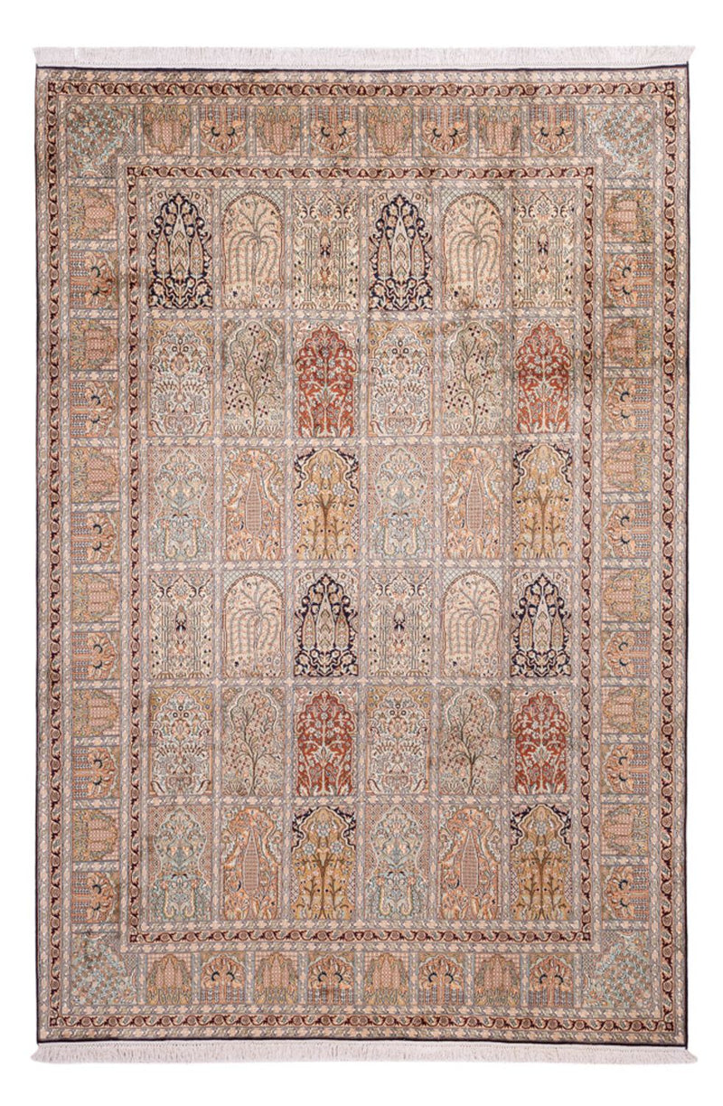 Seda da Caxemira Tapete 315x214cm - Tapete Oriental