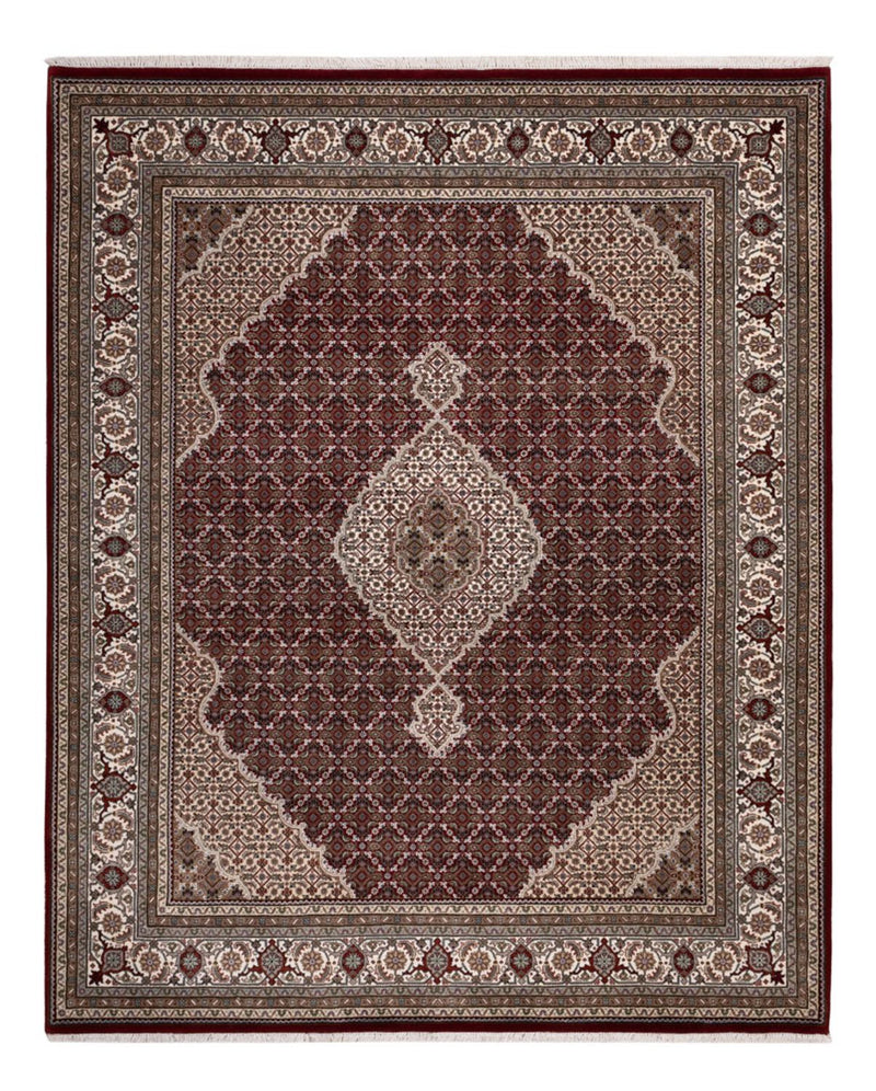 Tapete Oriental - Tabriz - 256 x 205 cm - bege escuro