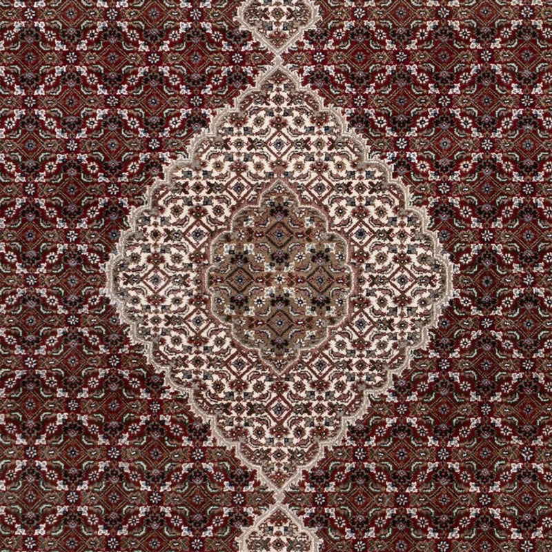 Tapete Oriental - Tabriz - 256 x 205 cm - bege escuro