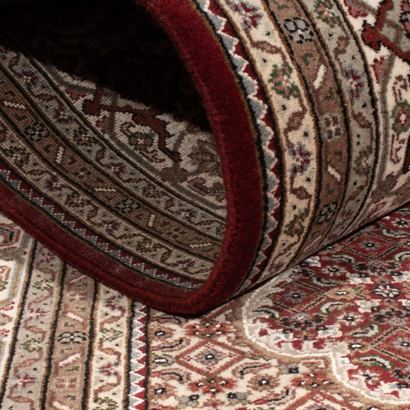Tapete Oriental - Tabriz - 256 x 205 cm - bege escuro