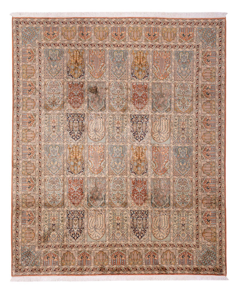 Seda da Caxemira Tapete 307x250cm - Tapete Oriental