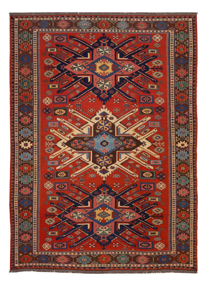 Kilim afegão Tapete 282x198cm