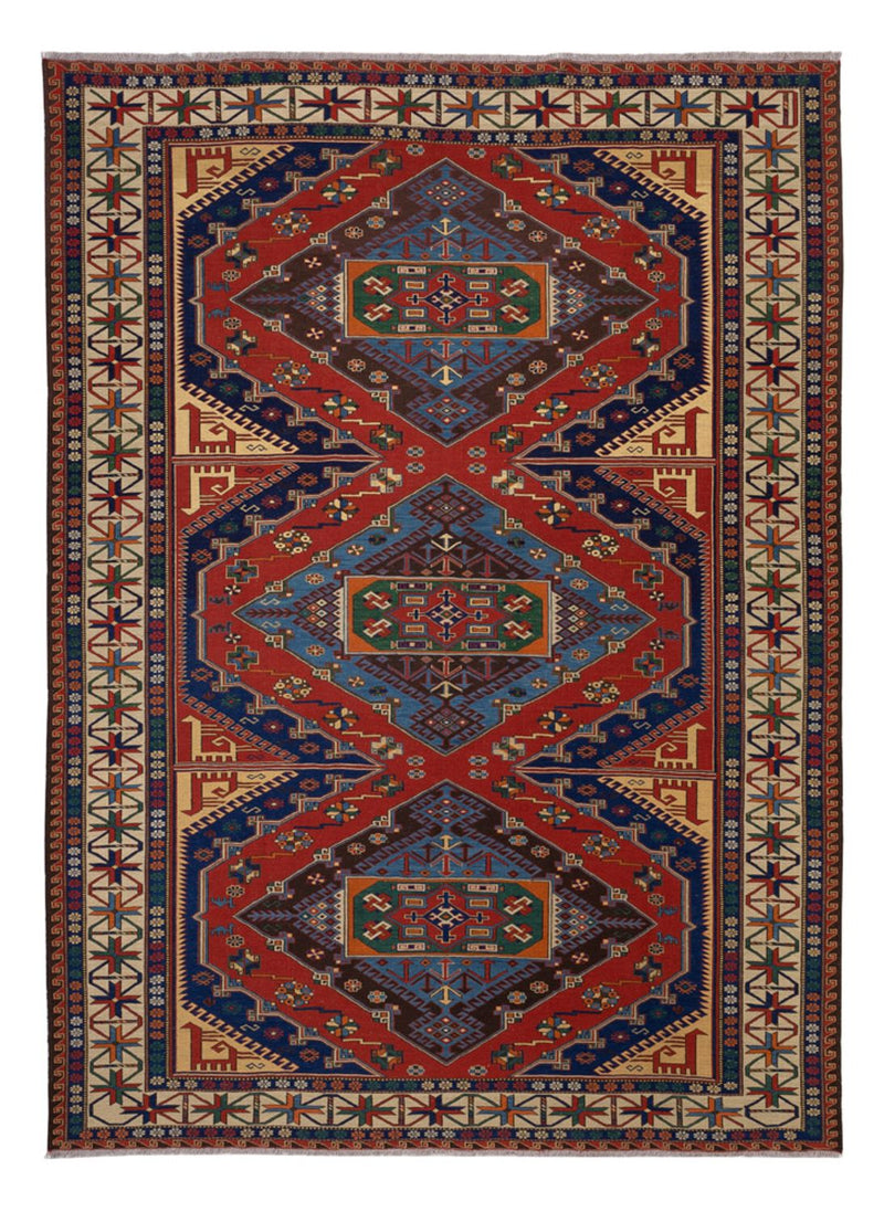 Kilim afegão Tapete 203x281cm