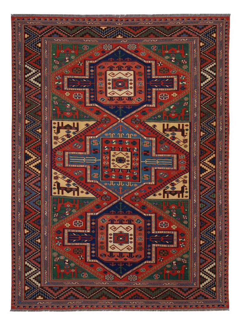 Kilim afegão Tapete 276x205cm