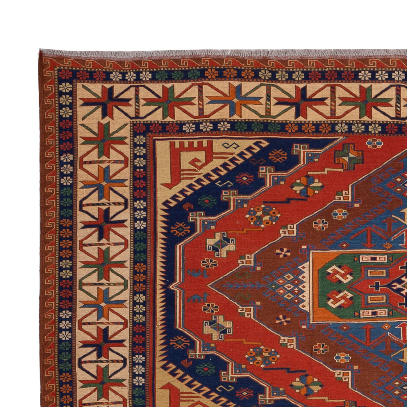 Kilim afegão Tapete 294x204cm
