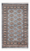 Tapete Paquistão 93x152cm - Tapete Oriental - Rectangular / Azul claro / 93 x 152 cm Rectangular