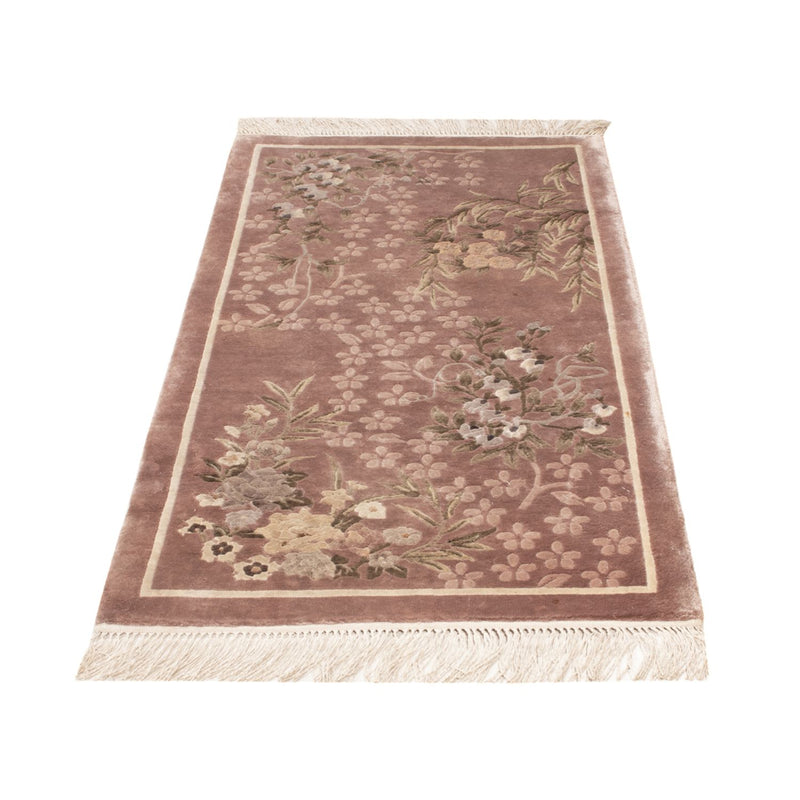 Seda chinesa Tapete 123x62cm - Tapete Oriental