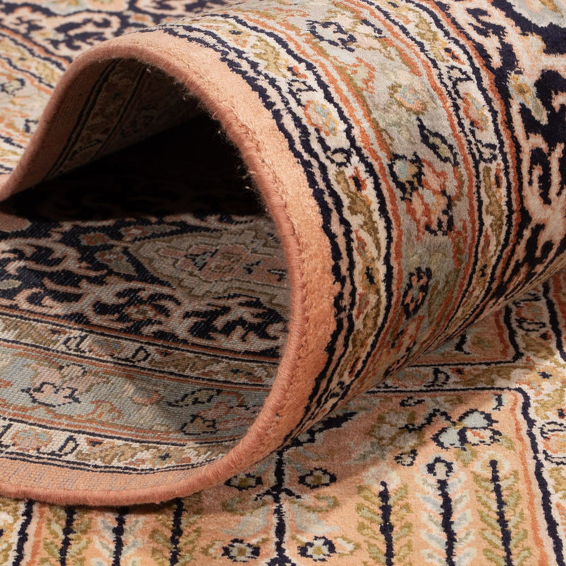 Seda da Caxemira Tapete 378x273cm - Tapete Oriental