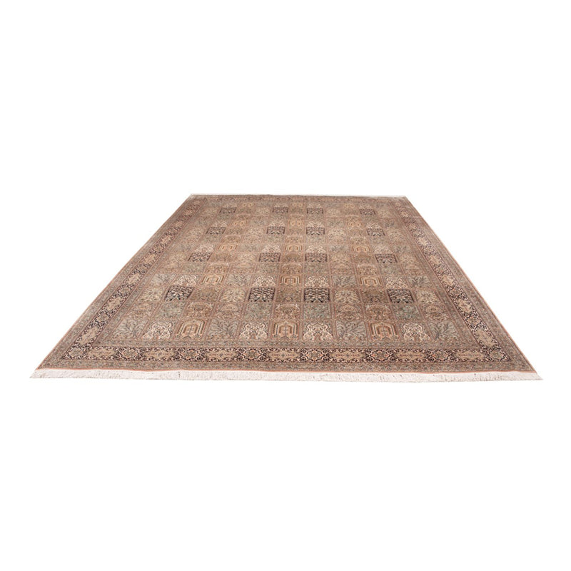 Seda da Caxemira Tapete 378x273cm - Tapete Oriental