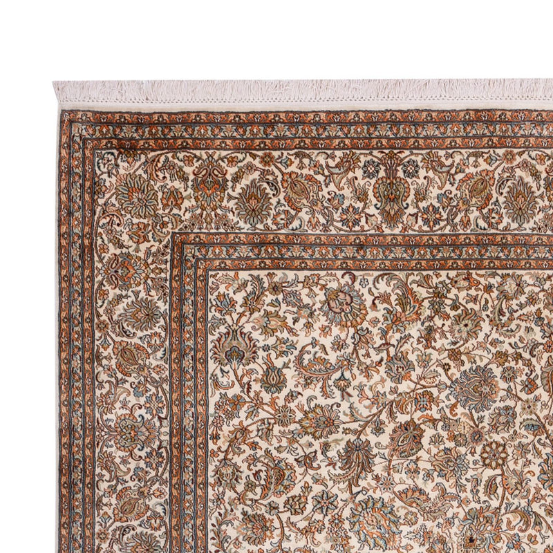 Seda da Caxemira Tapete 349x247cm - Tapete Oriental