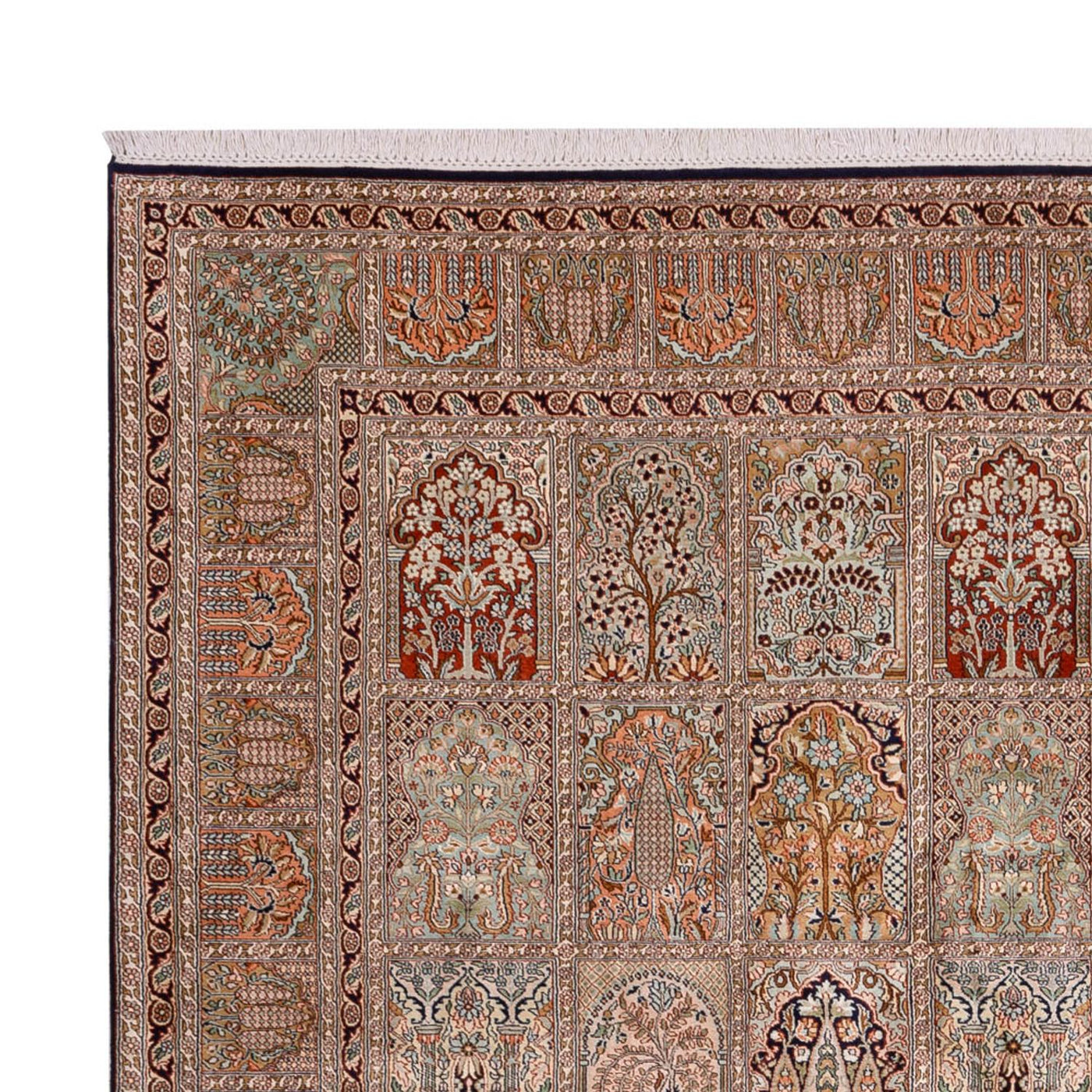Seda da Caxemira Tapete 362x274cm - Tapete Oriental