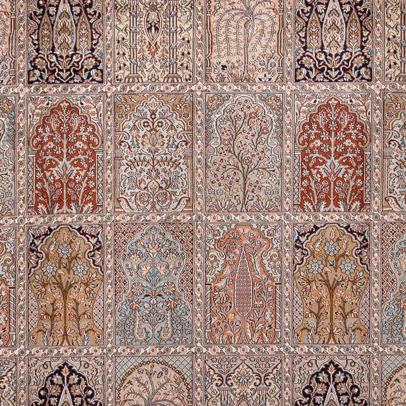 Seda da Caxemira Tapete 372x277cm - Tapete Oriental