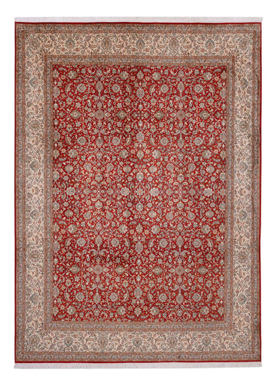 Seda da Caxemira Tapete 250x340cm - Tapete Oriental