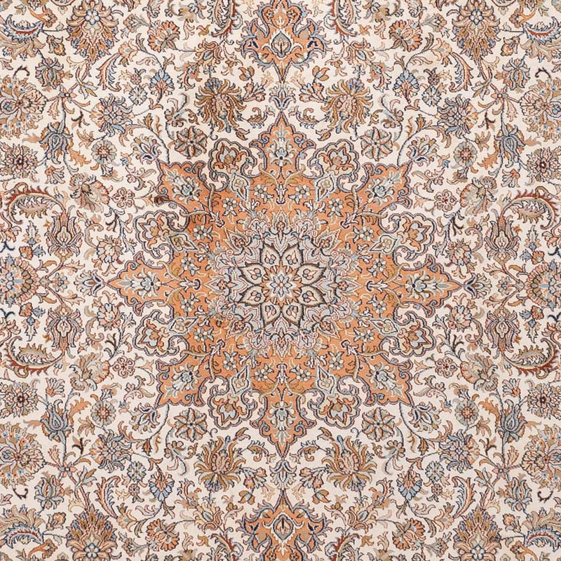 Seda da Caxemira Tapete 347x247cm - Tapete Oriental