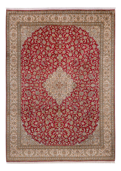 Seda da Caxemira Tapete 244x339cm - Tapete Oriental