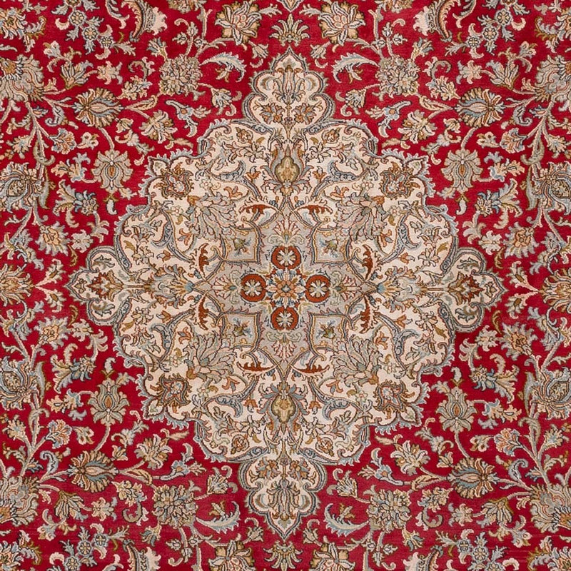 Seda da Caxemira Tapete 339x244cm - Tapete Oriental