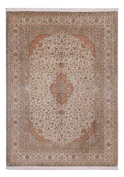 Seda da Caxemira Tapete 250x344cm - Tapete Oriental