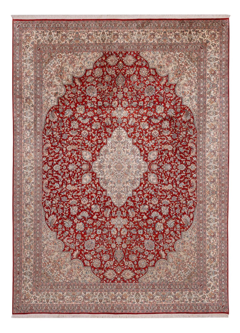 Seda da Caxemira Tapete 332x245cm - Tapete Oriental