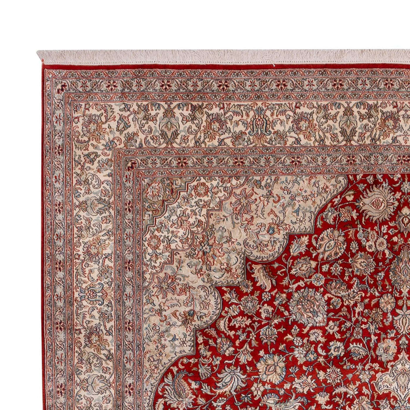 Seda da Caxemira Tapete 332x245cm - Tapete Oriental