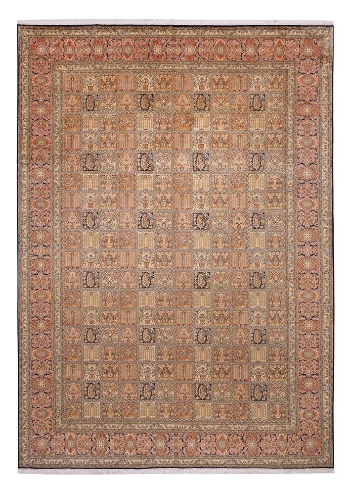 Seda da Caxemira Tapete 245x344cm - Tapete Oriental