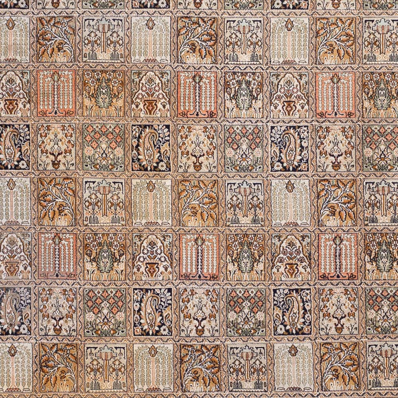 Caxemira de seda Tapete 377x275cm - Tapete Oriental