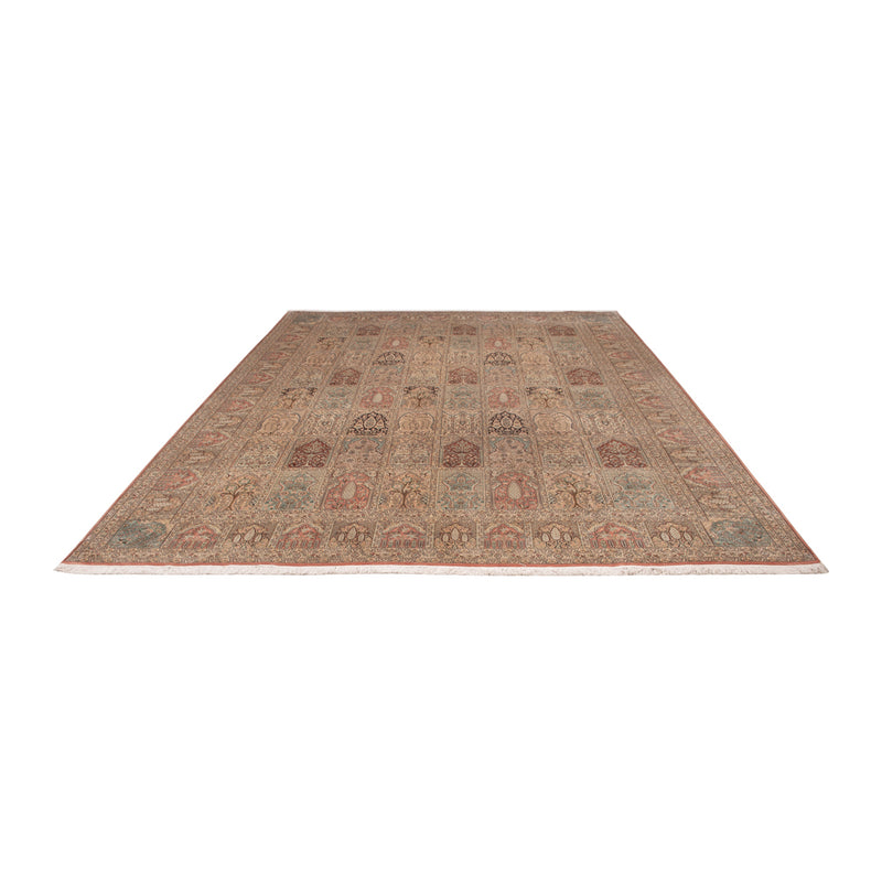 Seda da Caxemira Tapete 273x381cm - Tapete Oriental
