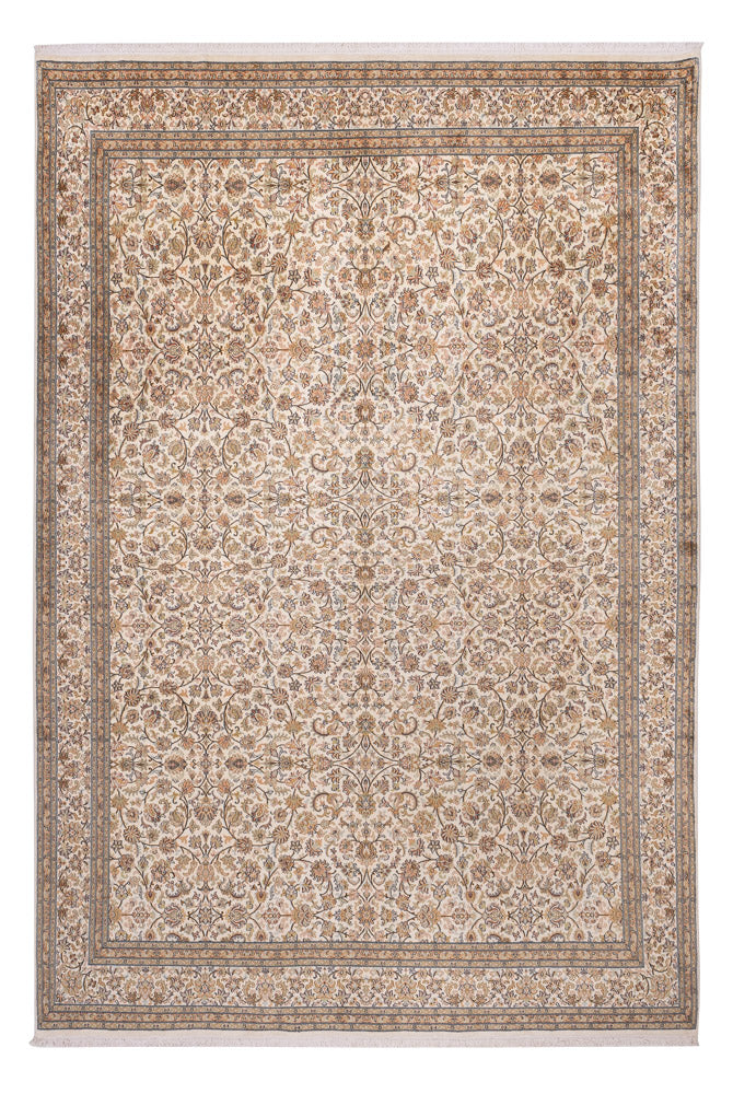 Seda da Caxemira Tapete 356x245cm - Tapete Oriental