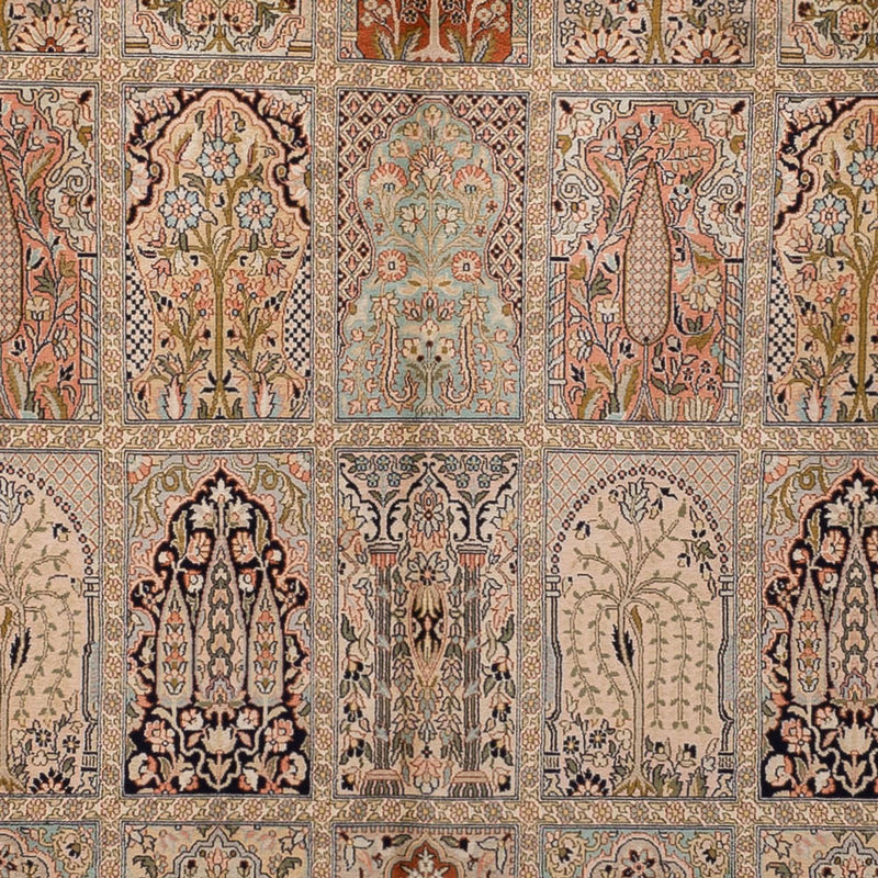 Seda da Caxemira Tapete 324x238cm - Tapete Oriental