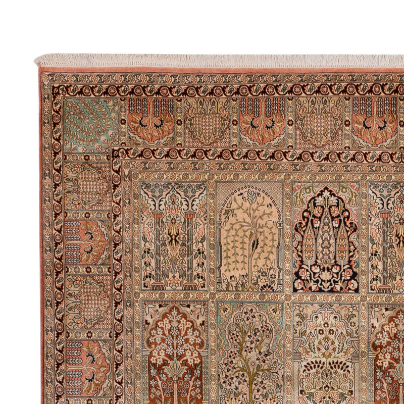 Seda da Caxemira Tapete 324x238cm - Tapete Oriental