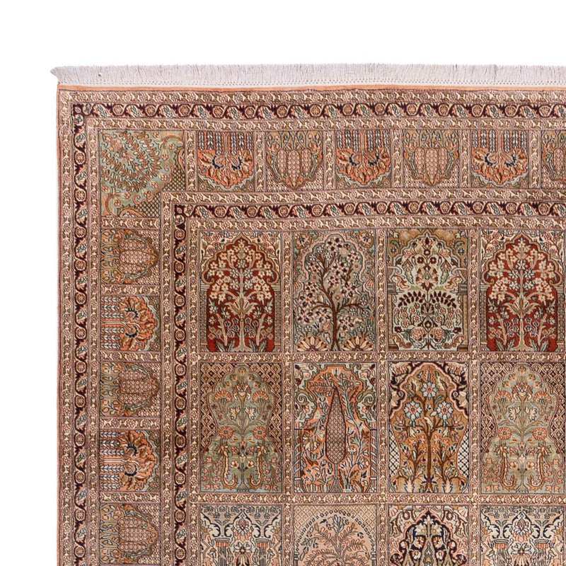 Seda da Caxemira Tapete 403x298cm - Tapete Oriental