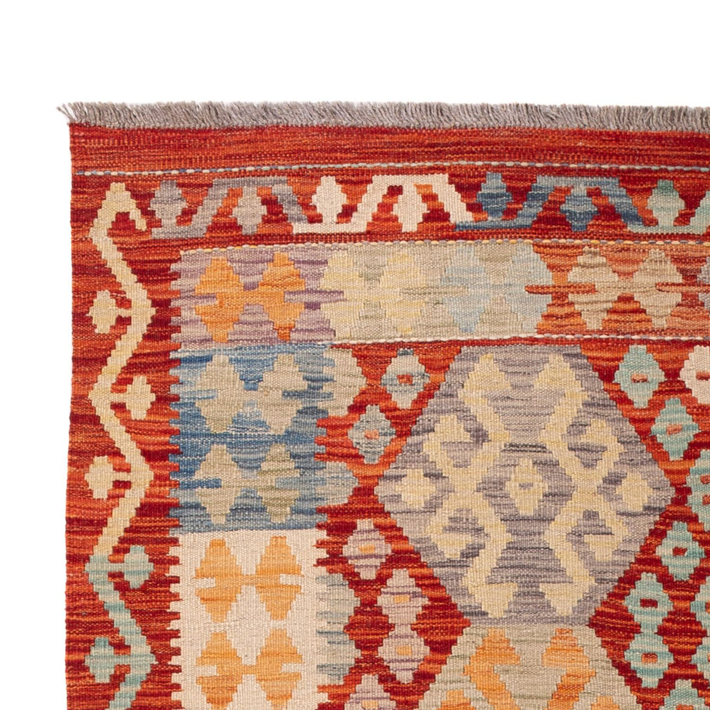 Kilim Maimana Tapete 201x127cm - Tapete de lã