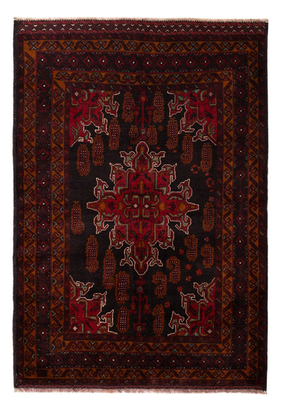 Tapete Baluch 126x181cm - Tapete Oriental - vermelho escuro