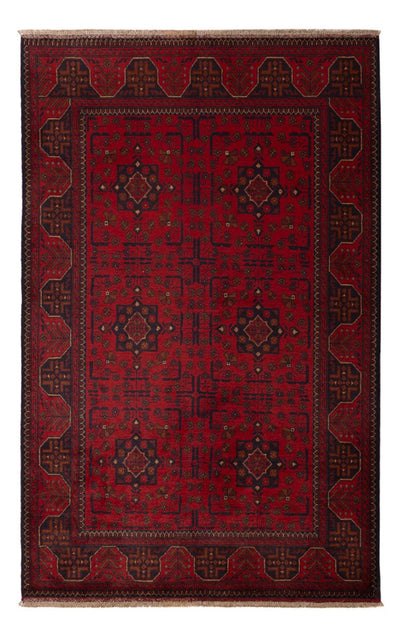 Khal Mohammadi Tapete 126x201cm - Tapete Oriental - vermelho