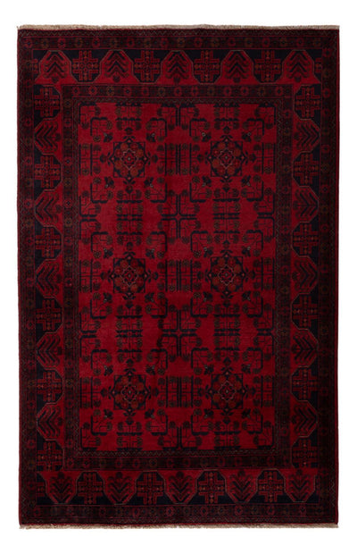 Khal Mohammadi Tapete 129x201cm - Tapete Oriental - vermelho escuro