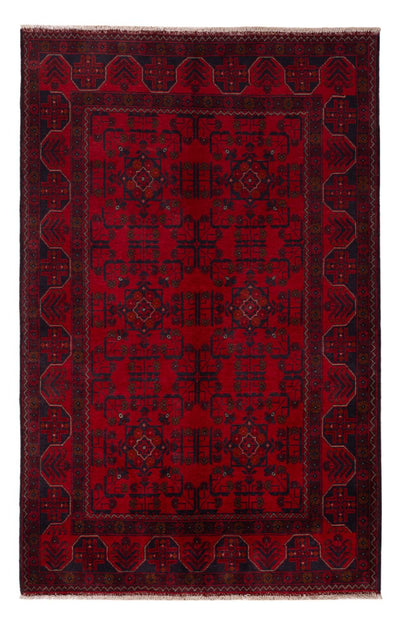 Khal Mohammadi Tapete 126x201cm - Tapete Oriental - vermelho escuro